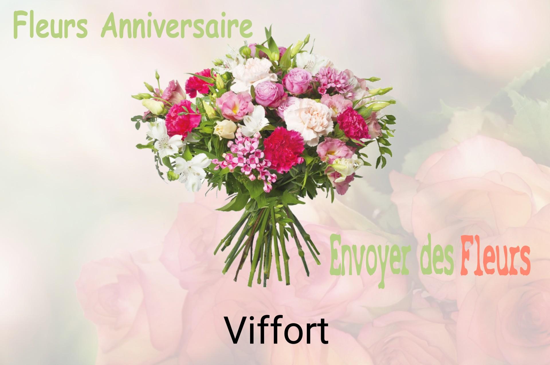 Bouquet de fleurs d’anniversaire livré à Viffort