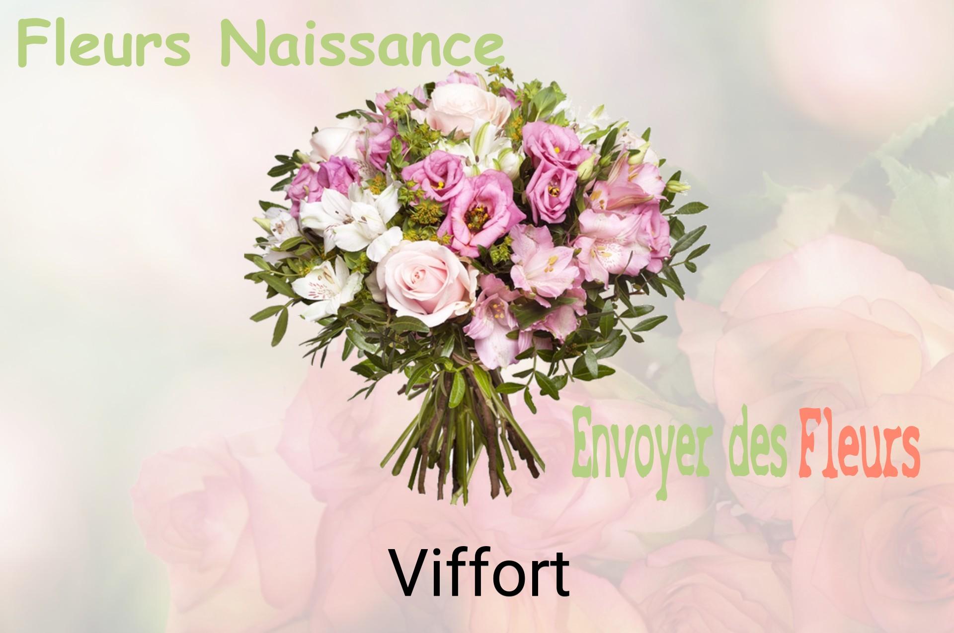 Bouquet de fleurs de naissance livré à Viffort